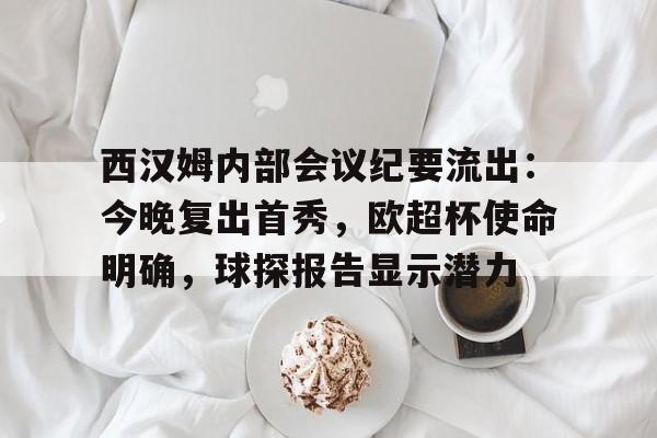 关于西汉姆内部会议纪要流出：今晚复出首秀，欧超杯使命明确，球探报告显示潜力的信息-亚博电竞